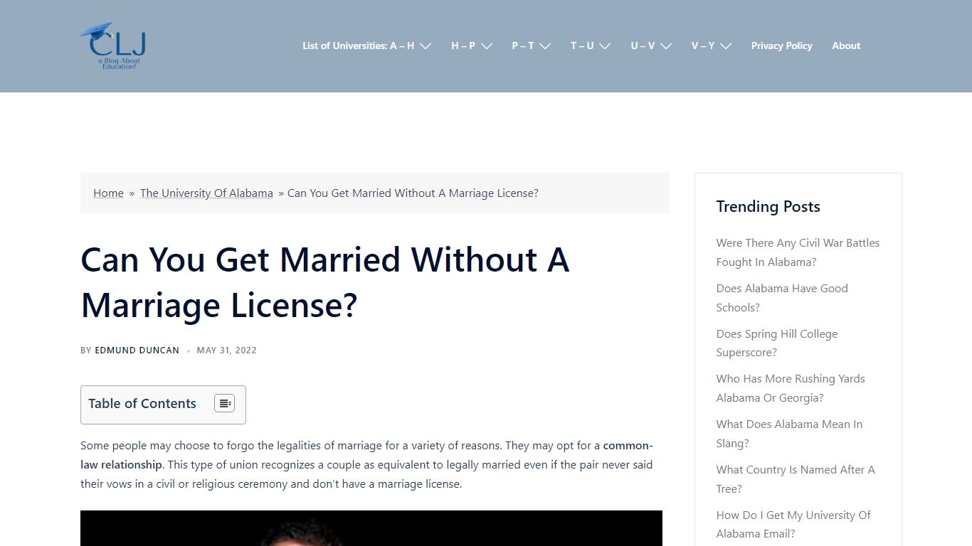 Can You Get Married Without A Marriage License? - CLJ
